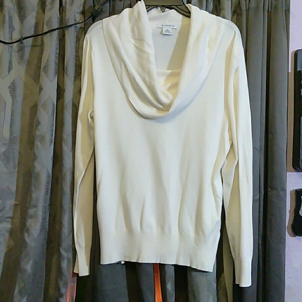 Long sleeve cowl neck sweater